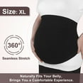 thumbnail image 2 of Bandes Abdominales pour Femmes Enceintes XL Nylon Noir 2 Pièces, 2 of 6