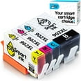 thumbnail image 1 of Smart Ink Compatible Ink Cartridge Replacement for HP 902XL 902 XL (4 Pack) with Advanced Chip Technology to use, 1 of 5