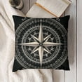thumbnail image 3 of YINGXI  Compass Rose Farmhouse Pillow Cover Home Decor Throw Pillow Case Cushion Cover for Sofa Couch 20x20in, 3 of 5