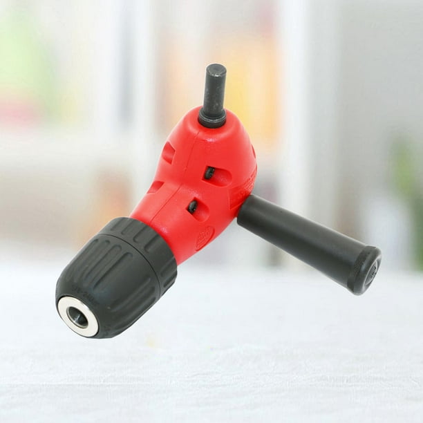 WHAMVOX Accesorio Para Taladro Inalámbrico En Ángulo De 90 Rojo Con Manejo Estable Y Duradero