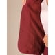 thumbnail image 5 of Conjuntos de falda INSPIRE CHIC para mujer, traje sin cuello, blazer y faldas lápiz, 2 piezas, atuendos elegantes, 2XL, burdeos, 5 of 6