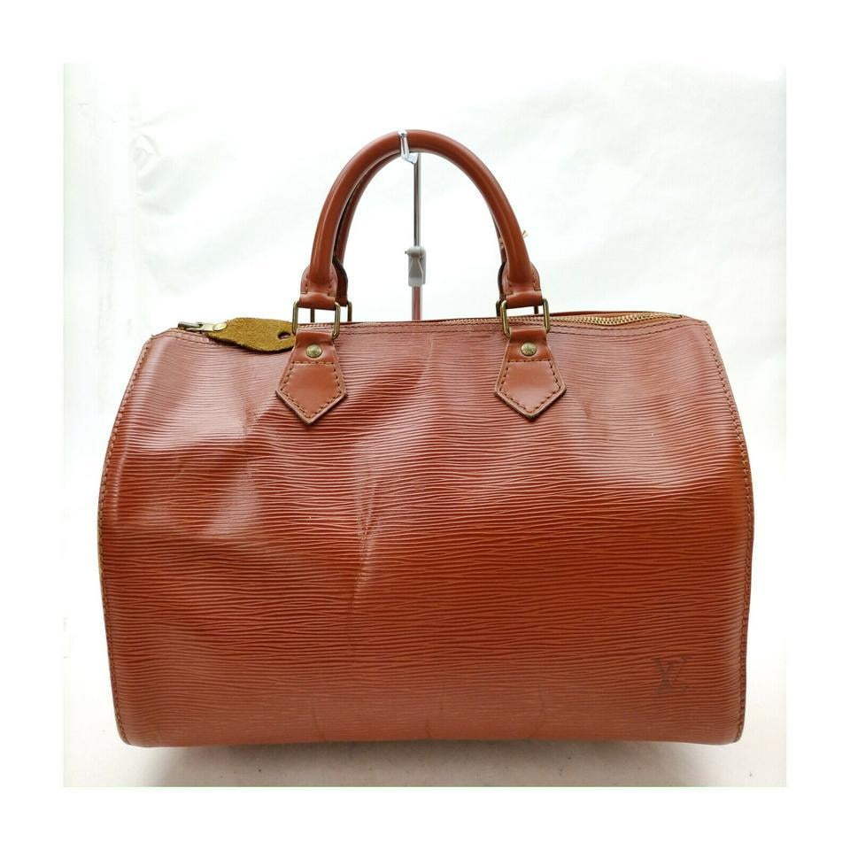 Louis Vuitton Brown Epi Leather Speedy 30 Boston Bag 863226