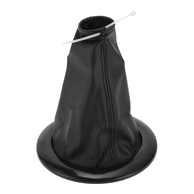 Cubierta de bota de palanca de cambios Unique Bargains para Renault Megane MK II 2002-2016, cubierta de pomo de palanca negra, cuero sintético, 1 Pc