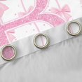 thumbnail image 4 of Manfei Initial Letter B Blackout Curtains Set of 2 (52x84 Each),Kawaii Bowtie Ribbon Window Curtains,Girls Pink Bow Knot Curtains and Drapes For Girl Kids,Breathable Bedroom Decoration, 4 of 6