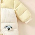 thumbnail image 6 of 0-6 Months Infant Baby Boys Girls Snowsuits Hooded Romper Zipper Onsie Jumpsuit Outwear Jackets Infant Winter Clothes, 6 of 7