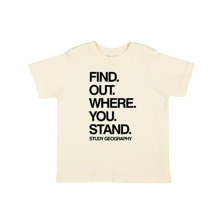 

Inktastic Study Geography Gift Toddler Boy or Toddler Girl T-Shirt