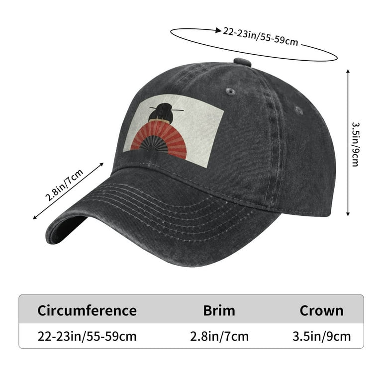 DouZhe Adjustable Washed Cotton Baseball Cap - Japanese