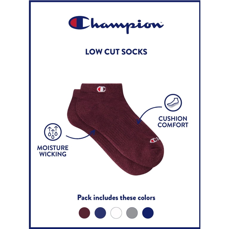 Champion Boys Cushion Performance+ Low-Cut Socks 10-Pack photo 5