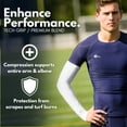 thumbnail image 4 of CompressionZ Manchons de Bras de Compression pour Jeunes / Protection UV Basketball Baseball Volleyball Football pour Garçons et Filles Sports, 4 of 4