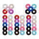 thumbnail image 3 of 100Pcs Stopper Rings Jewelry Making Accessories DIY Jewelry Making Stopper Beads, 3 of 3