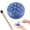 3 inch-Blue purple, variant on EASTROCK Steel Tongue Drum 8 Note 6 inch Rain Drum C Key Percussion Handpan with Drumsticks & Bag(Blue)