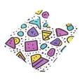 thumbnail image 7 of Yayeee Bath Rug for Bathroom Floor Non Slip Contour Fluffy Soft Absorbent Mat, 20"x24", Purple Retro Pattern, 7 of 7