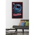 thumbnail image 2 of MLB Cleveland Guardians - Neon Helmet 23 Wall Poster with Pushpins, 22.375" x 34", 2 of 6