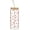 Confetti, variant on Bella Mon Cheri Red Cherry Pattern 20 ounce Glass Bamboo Drinking Smoothing Travel Tumbler with Straw