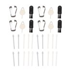 Conseils de style Stylus Nibs de stylo,4Set Remplacement Touch Stylus Remplacement Style Conseils Styles Stylos Stylés Stylas Styrus Pen Nibs de précision