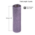 thumbnail image 2 of Unique Bargains PP Burlap Mesh 10' x 5 Yards Decorative Wrapping Ribbon, Lilac 1 Roll, 2 of 5