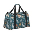 thumbnail image 2 of Easygdp Dogs Bolsa de Gimnasio, Bolsa de Viaje Duffel, Bolsa de Fin de Semana con Compartimentos, Bolsa de Mano para Noche, 2 of 7