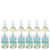 Seaglass Alcohol-Removed Sauvignon Blanc – Crisp, Clean & Refreshing Non-Alcoholic White Wine with Lemongrass, Melon & Citrus Aromas – 750ml Bottles - 6 Pack