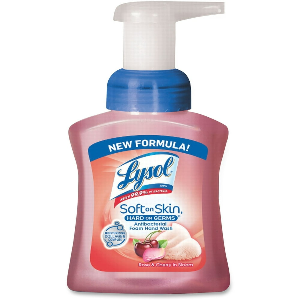 Lysol Rose & Cherry in Bloom Antibacterial Foam Hand Wash, 8.5 fl oz