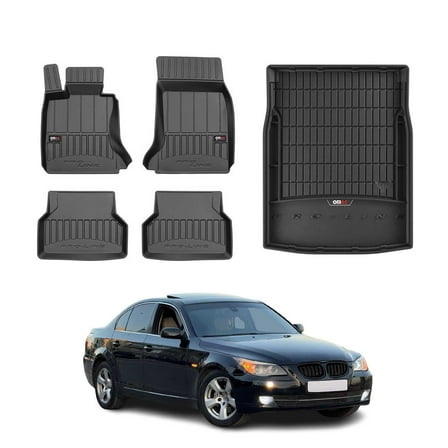 OMAC Premium Floor Mats & Cargo Liners for BMW 5 Series E60 Sedan 2004-2010