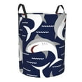 thumbnail image 2 of Balery Angry Shark Round Laundry Basket with Handles Waterproof Freestanding Laundry Hamper for Clothes Toys in the Dorm and Family-Small, 2 of 8