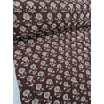 thumbnail image 5 of A And E Textiles House Brown Indian Block Print Kantha Quilt - Handmade, Cozy Throw Blanket, 5 of 8