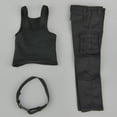 thumbnail image 1 of Chaleco Negro para Hombre Hugo Conjunto de Cinturón de acción Masculina, 1 of 6