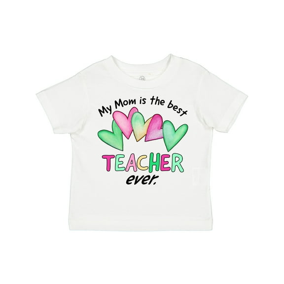 Inktastic My Mom is the Best Teacher Ever Boys or Girls Toddler T-Shirt