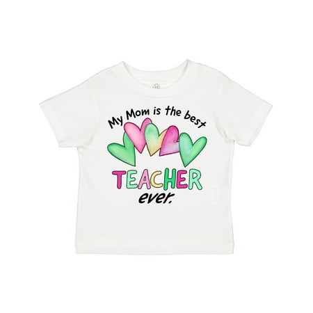 

Inktastic My Mom is the Best Teacher Ever Gift Toddler Boy or Toddler Girl T-Shirt