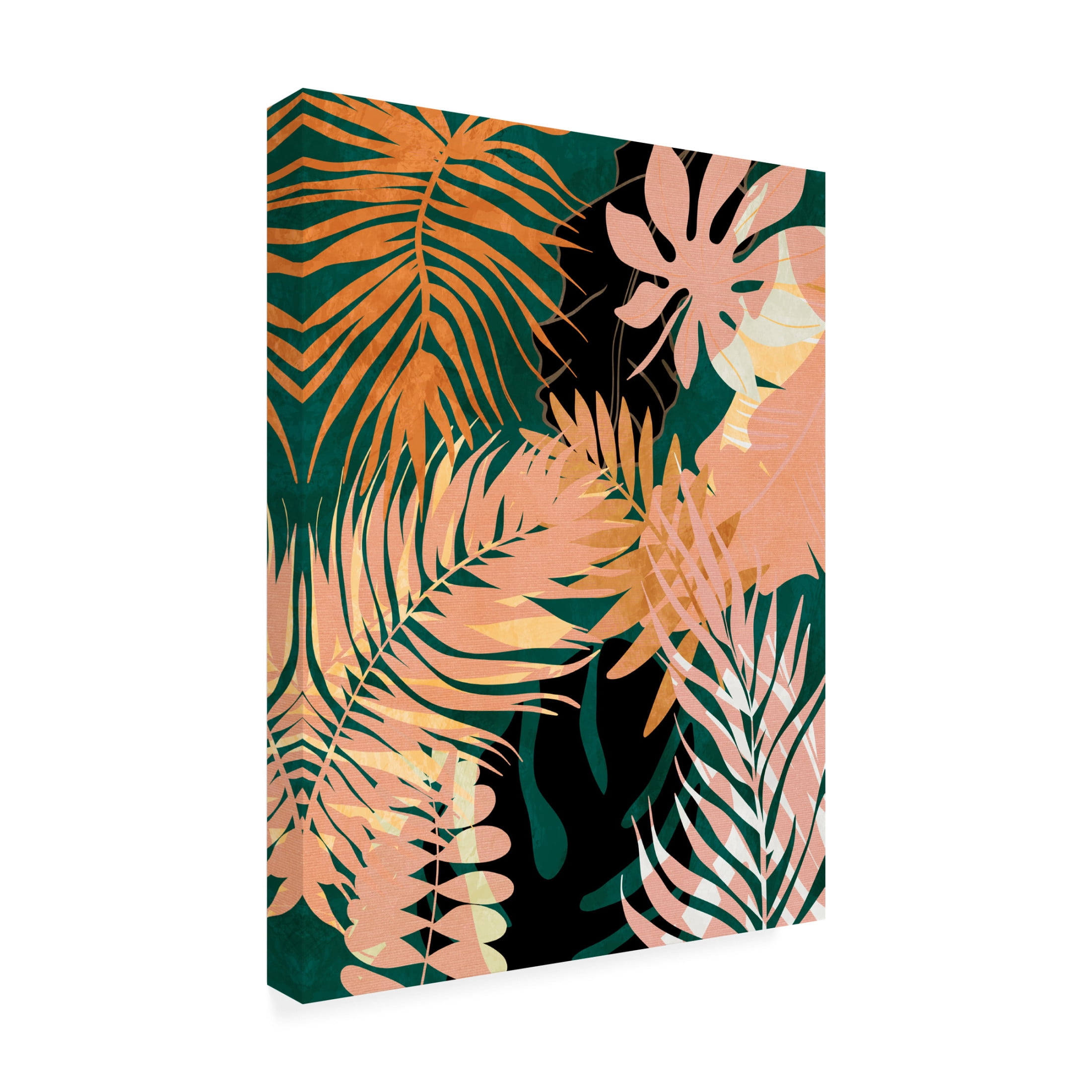 Trademark Fine Art Ana Rut Bre Leaves 27 Canvas Wall Art
