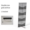 thumbnail image 3 of Vertical Brochure Stand Grid Brochure Display Stand Portable Brochure Stand for Trade Shows and Retail Stores, 3 of 5