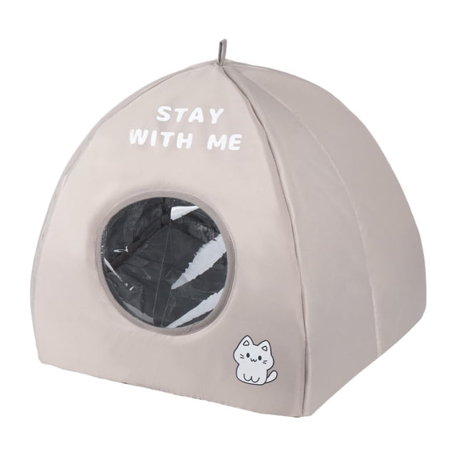 Casa para gatos, casa para perros, antideslizante, compacta, cómoda, impermeable, accesorios, cama para gatos interior, cama para S 28cmx28cmx28cm