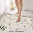 thumbnail image 3 of Beige Flowers Door Mat&nbsp;Indoor Outdoor Entrance, Non Slip Rug for Kitchen Bathroom Entryway Rug, Watercolor Farmhouse Botanical Floral Washable Doormat Floor Mat for Office 20x31.5 Inch, 3 of 8