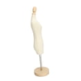 thumbnail image 1 of Wooden Base Dress Form Female Mannequin Torso Sewing Model with Excellent Material, Leg Split Pin Design, Versatile Use, for Display and Teaching, 1 of 8