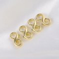 thumbnail image 4 of Alexcraft 4 Pcs Lobster Clasp Double Opening Lobster Clasp Lock Necklace Connector Bracelet Extender Clasps for DIY Jewelry Repair Kit Bracelet Necklace, 4 of 7