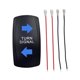 thumbnail image 4 of Interruptor basculante automotriz, interruptor de señal de , 4 pines, LED encendido apagado, Plug and Play, interruptores de palanca de repuesto Azul, 4 of 8