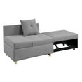 thumbnail image 3 of Kselythan Pull Out Single Sofa Bed 4-in-1 Convertible Sofa Sleeper Chair Bed Ottoman With Adjustable Backrest Chaise Lounge Sofa Bed Couch With Pillows And Side Pocket, 3 of 9
