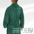 thumbnail image 6 of American Soft Linen Mens Bahrobe, Soft Absorbent Light Weight Cozy Fleece Robes for Men, 6 of 10
