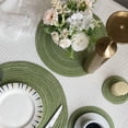 thumbnail image 6 of Round Placemats Set of 10, 12-in Washable Woven Placemats for Kitchen Dining Table, Table Placemats, 6 of 6