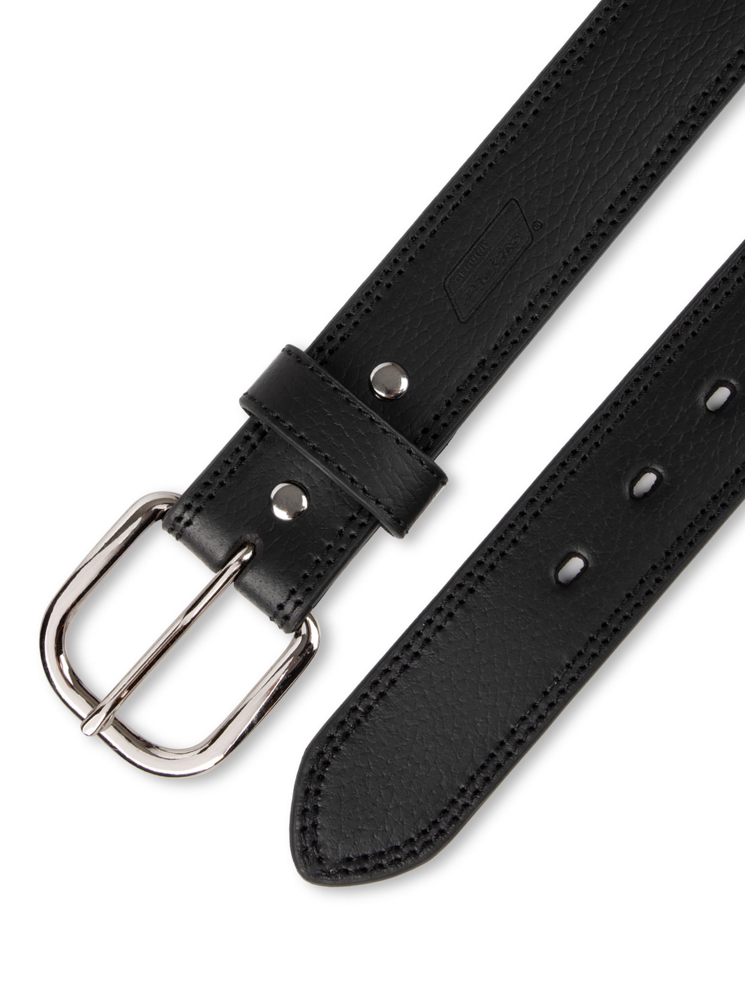 Genuine Dickies Men's Heavy Weight Leather Belt - Regular and Big & Tall Sizes