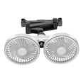 thumbnail image 1 of jifeng Car Backseat Double Head Fan Portable Versatile Angle Adjustable USB Car Fan White, 1 of 9