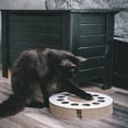 thumbnail image 2 of District 70 Whirl Corrugated Cardboard Cat Scratcher, Multi-Functional, Keep Your Cat Active and Healthy - White, 2 of 7