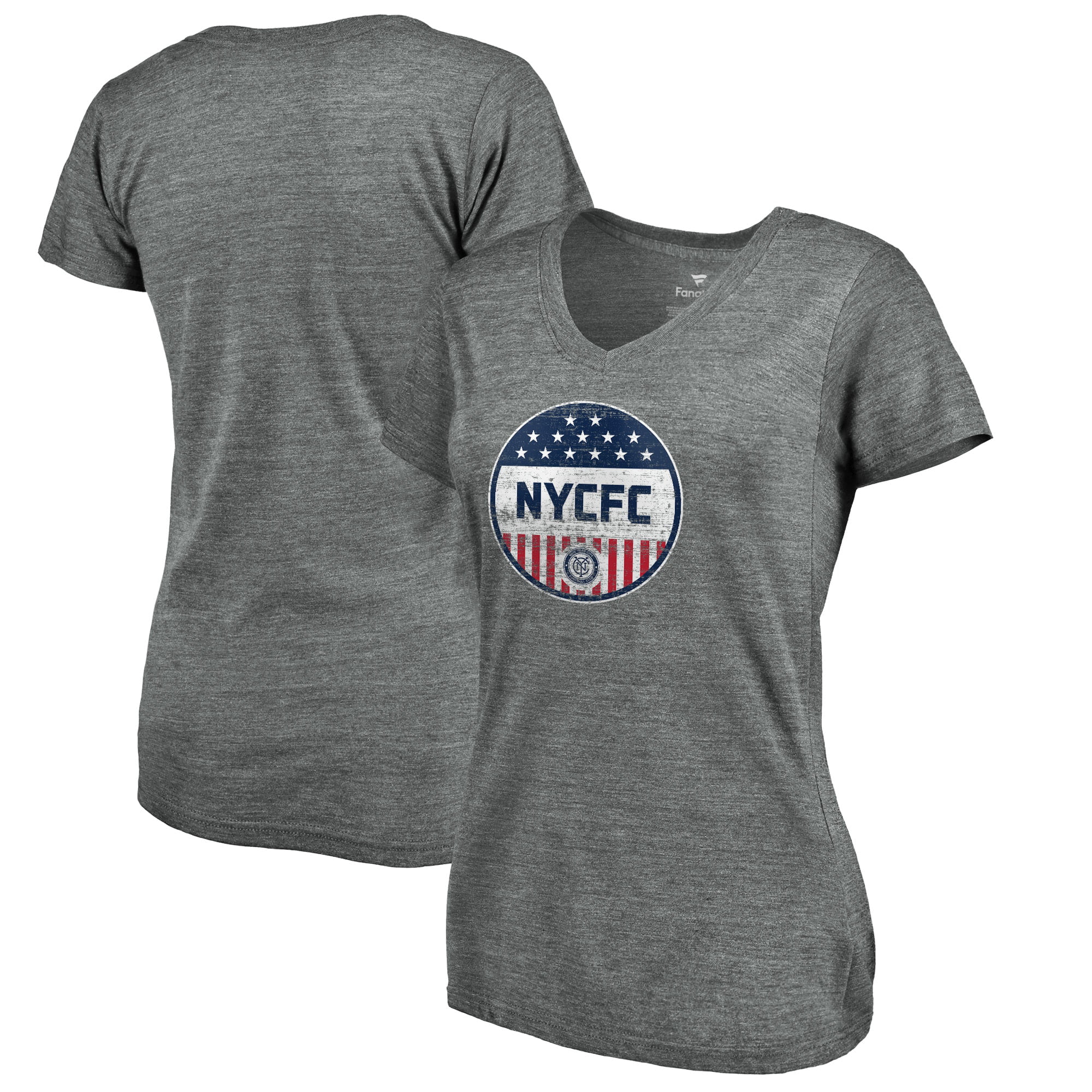 Fall Navy Size M-XL MLS New York City Football Club Women's '47 V-Neck Tee 