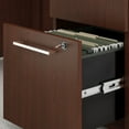 thumbnail image 2 of Bush Business Furniture 48"W x 24"D Table Desk w/3 Drawer Mobile File Cabinet Harvest Cherry, 2 of 5