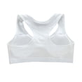 thumbnail image 5 of Cotton Training Bra Starter Set of 5 for Girls 9-14, Seamless Racerback Sports Bra, Soft Breathable Top, Thin Comfortable Fit, 5 of 5