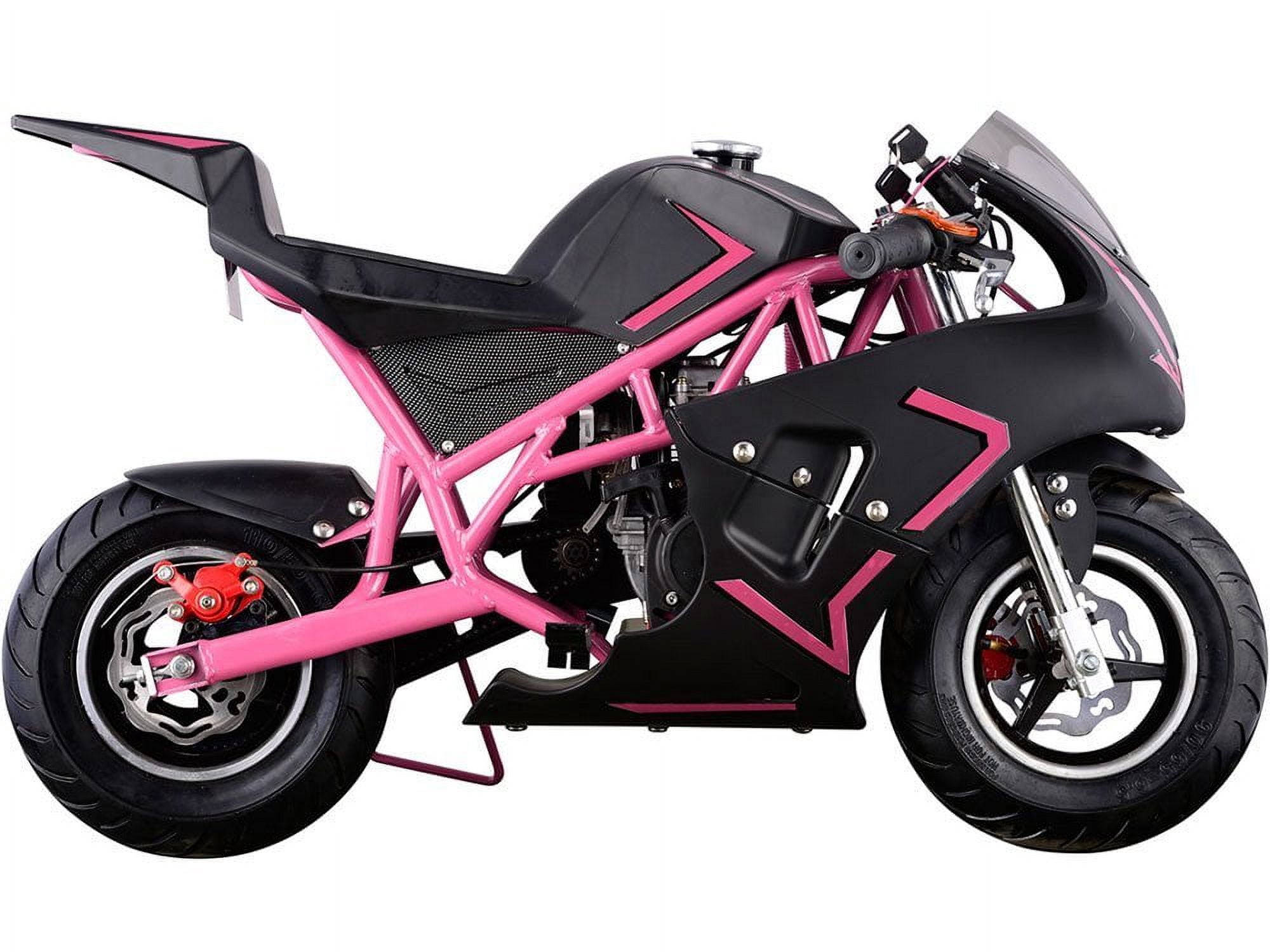 RIDEのジュニアモデルinpactの138 Mini Moto Gas Power Pocket Bike for Kids, 40CC 4-Stroke, Dual