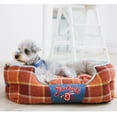 thumbnail image 5 of Touchdog 'Archi-Checked' Designer Plaid Oval Dog Bed, 5 of 7