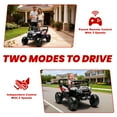thumbnail image 2 of iRerts 12V Electric Ride on UTV, Powered Ride on Cars with Parent Remote Control, LED Lights, Music Player, Front Shock Absorbers, Ride on Toys for Kids Boys Girls Ages 3-4, Black, 2 of 8