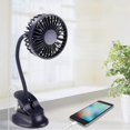 thumbnail image 3 of Clip Fan Usb Mute Portable Small Fan Desktop Mini Small Fan, 3 of 5