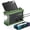 Army Green, variant on Emergency Weather Radio With Large Solar Panel  Efficient Hand Crank & Real 12000mah | Am/fm/noaa Bands Led Flashlight Reading Lamp Sos Alarm Phone For Camping Blackout